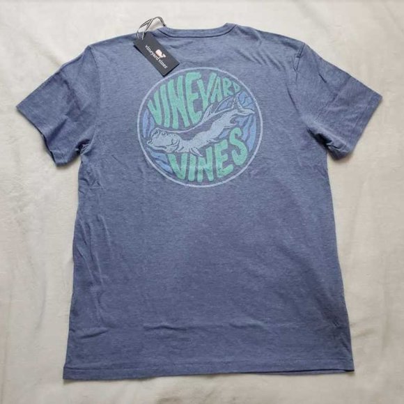 Vineyard Vines Other - New men's M Vineyard Vines retro tarpon patch short sleeve dunes fish tee